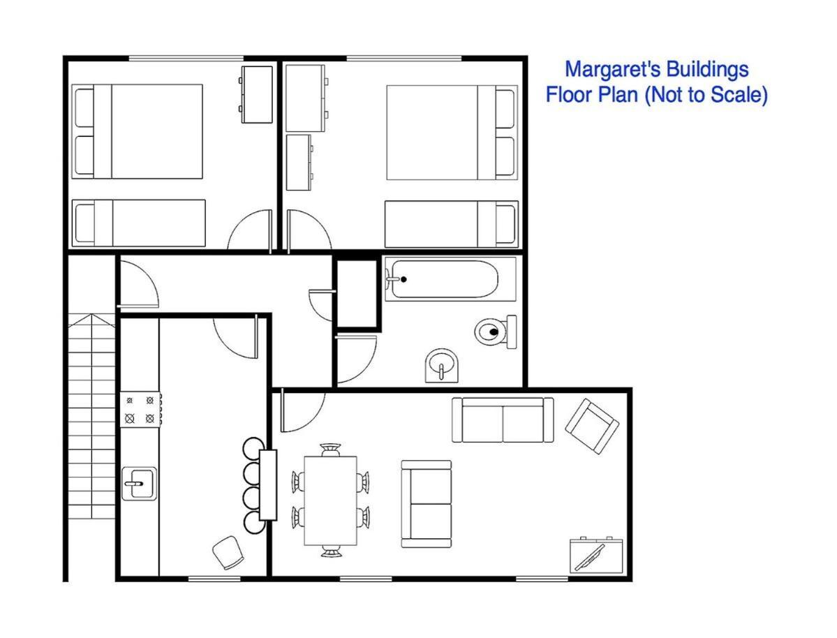 Spacious City Centre Apartment Bath Zewnętrze zdjęcie